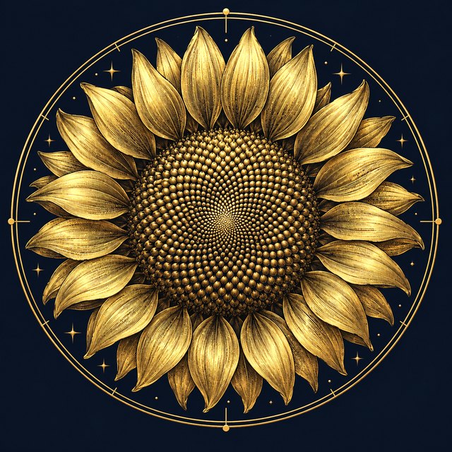 A sunflower head